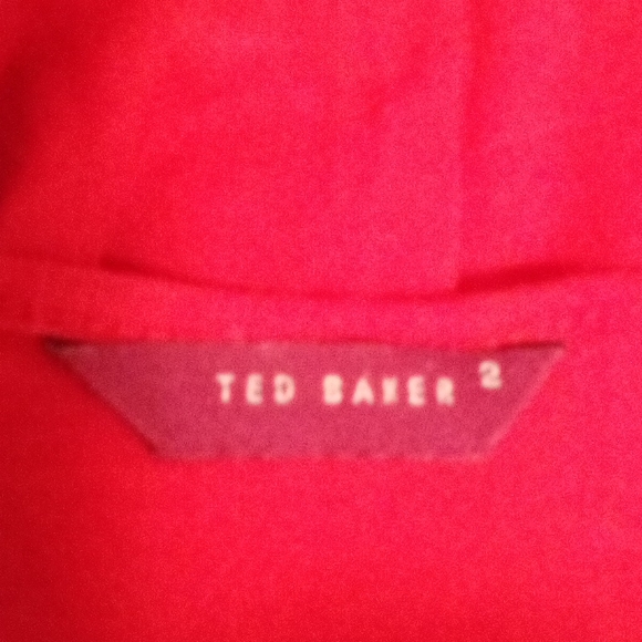 Ted Baker Red Razorback Tank ..OBO - Picture 5 of 5